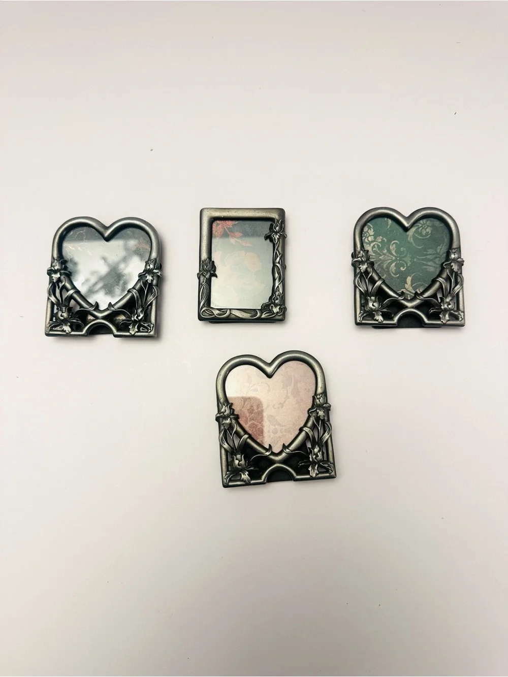 Mini Vintage Romance — Set of 4 Ornate Frames with easel backs